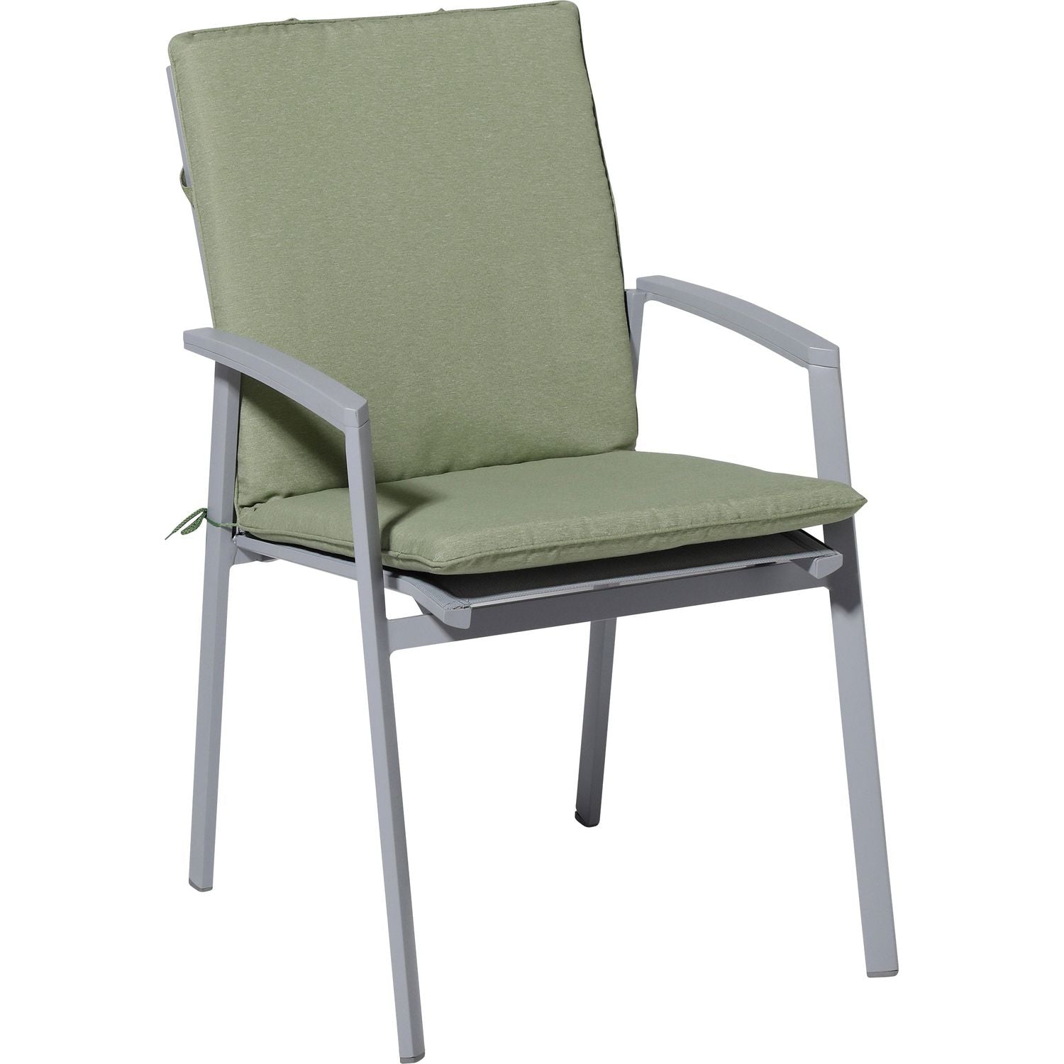 MADISON - Cuscino per sedia Impilabile Serie Panama Salvia 97x49 cm